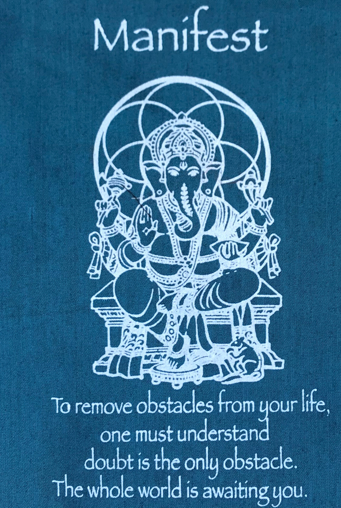 Hand Woven Ikat Ganesh Blessing Manifestation Banners