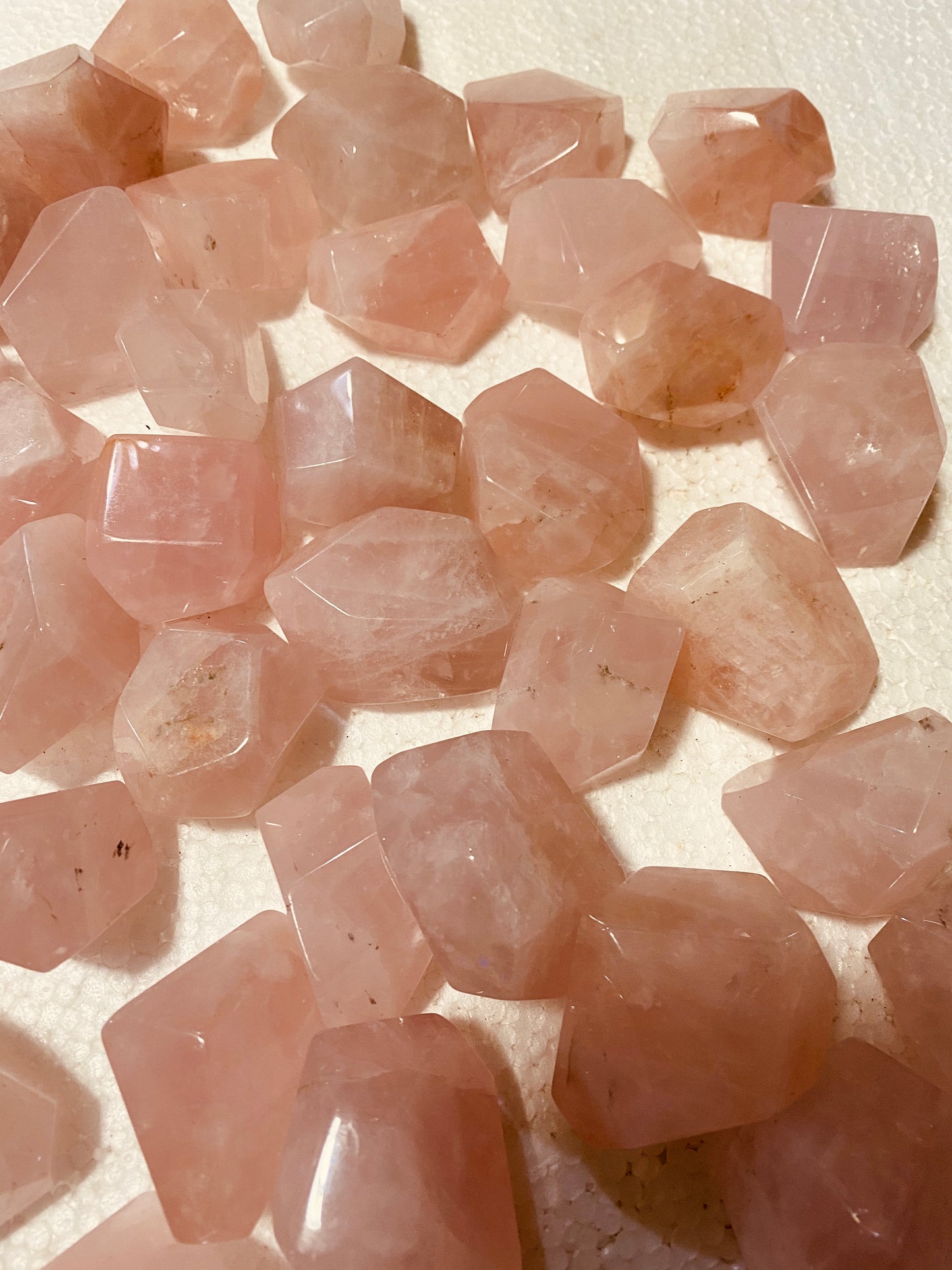 Rose Quartz Freeform Cut Stone