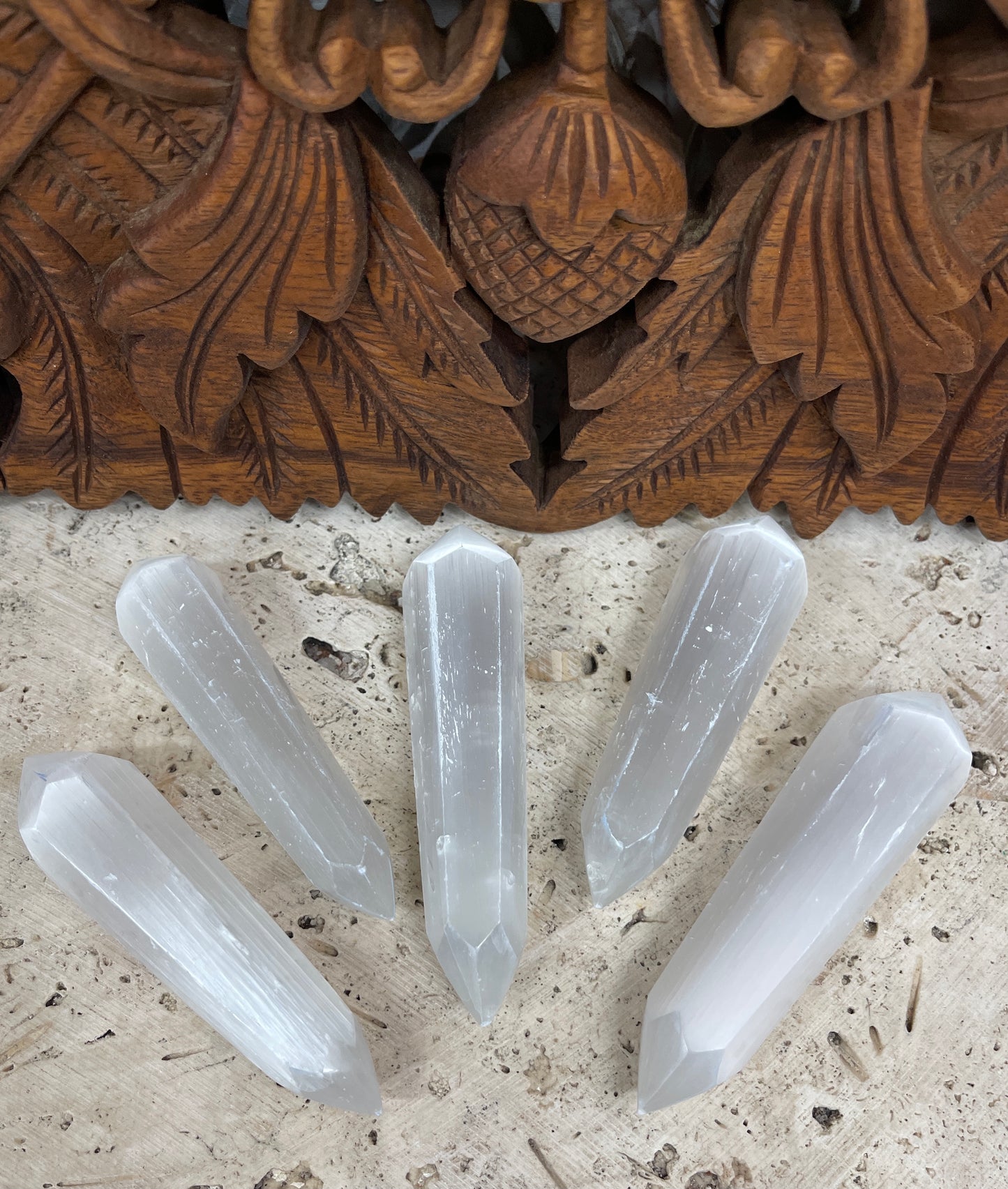 Selenite Double terminated Crystals