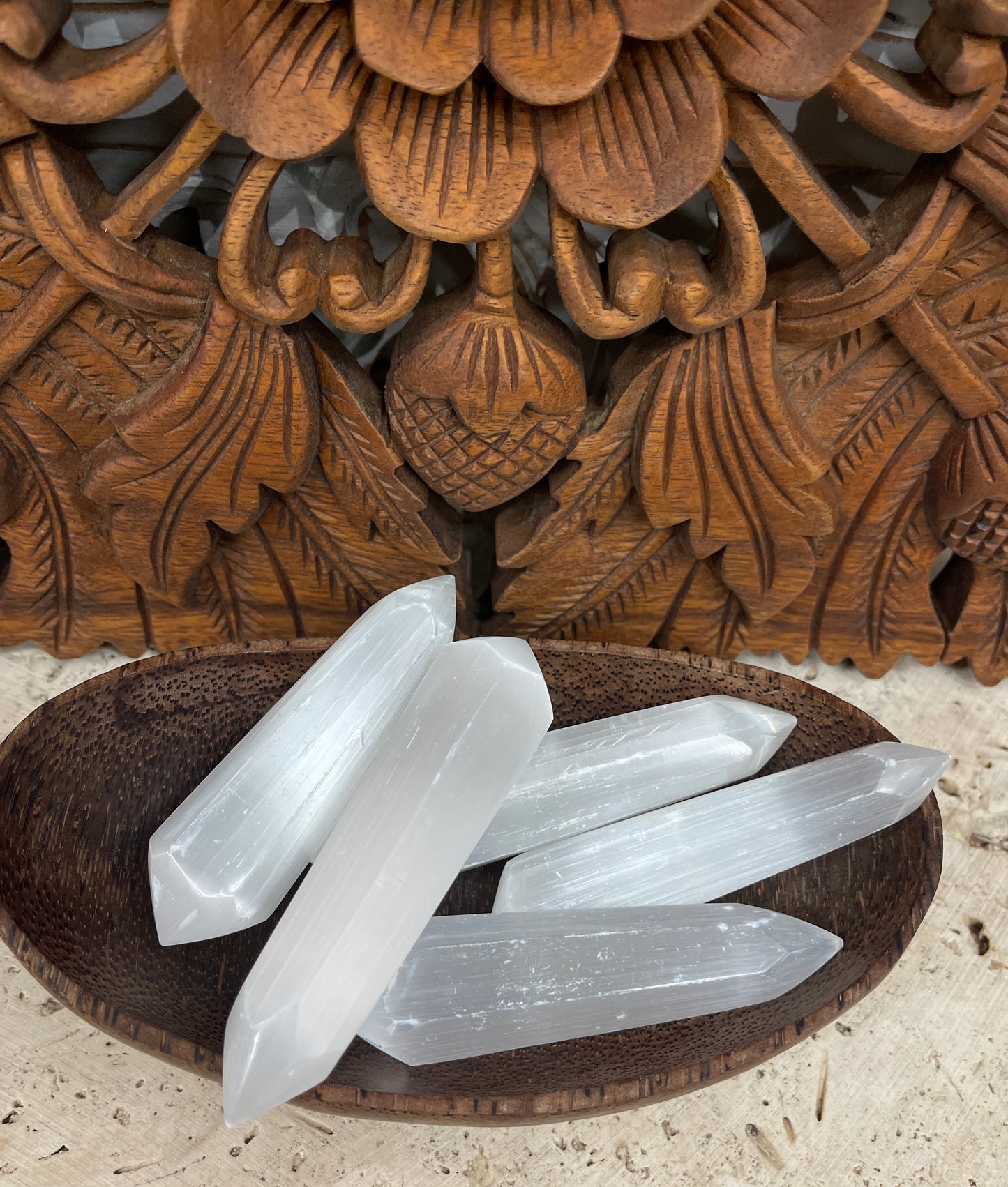 Selenite Double terminated Crystals