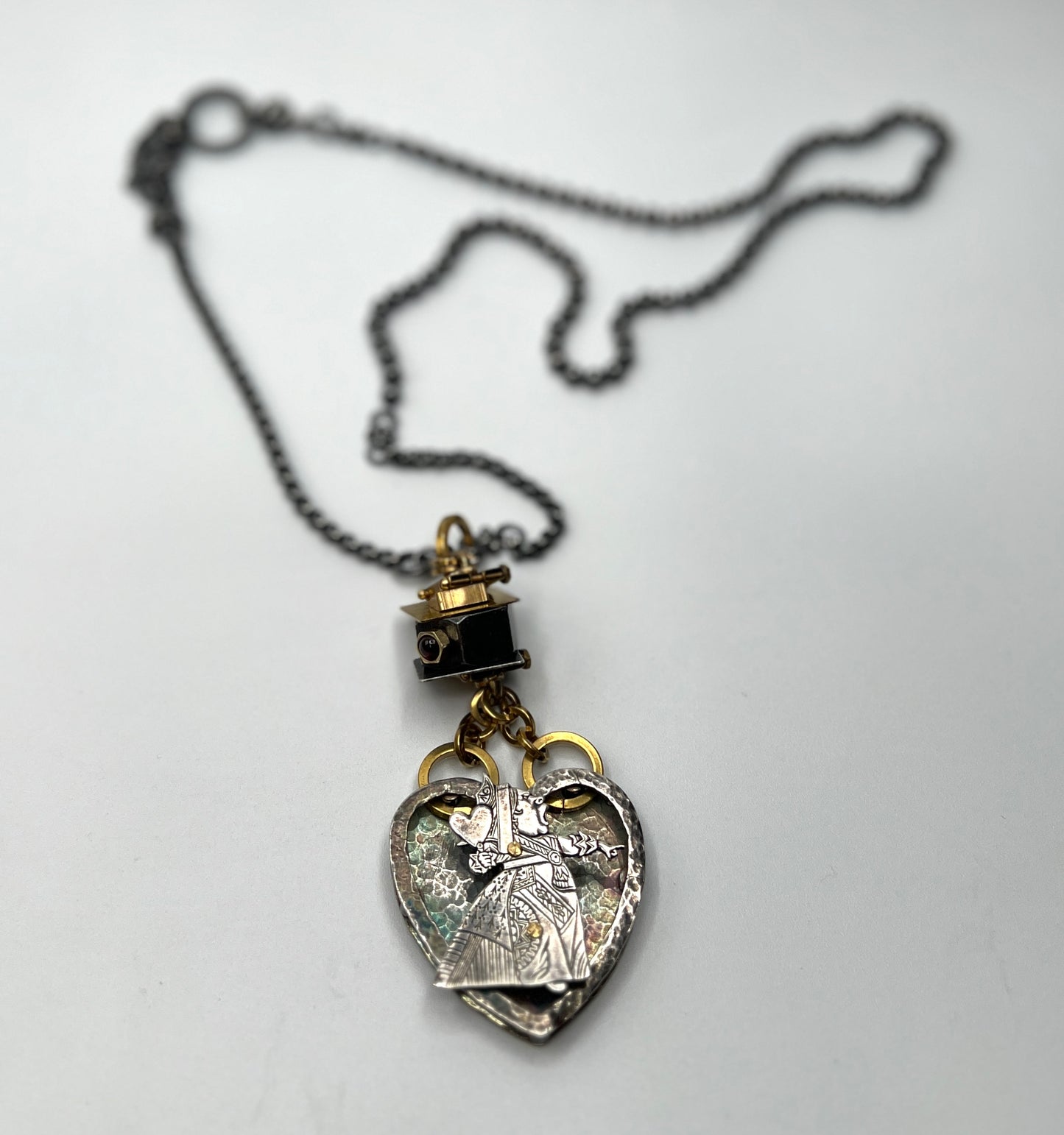 Queen of Hearts Necklace by Carlos Montanaro & Crystal Rivera