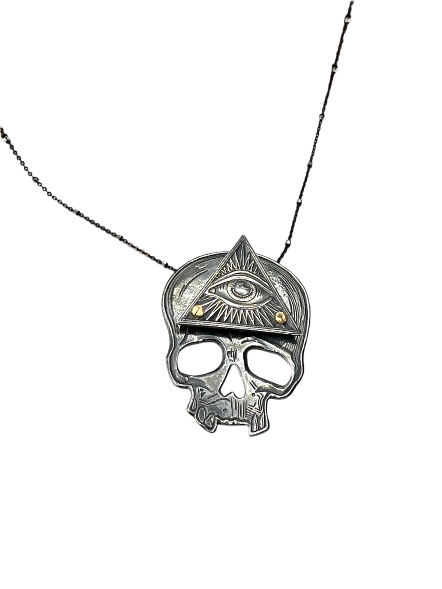 Skeleton Necklaces by Carlos Montanaro & Crystal Rivera