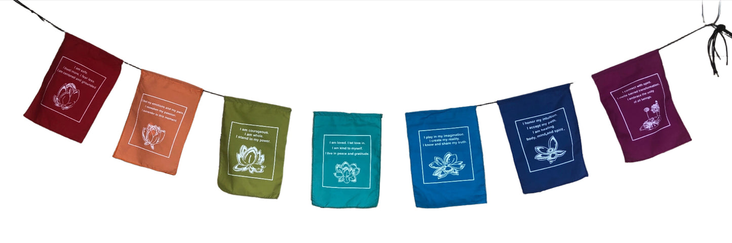 Prayer Flags Garden Blessing Manifestation Flags