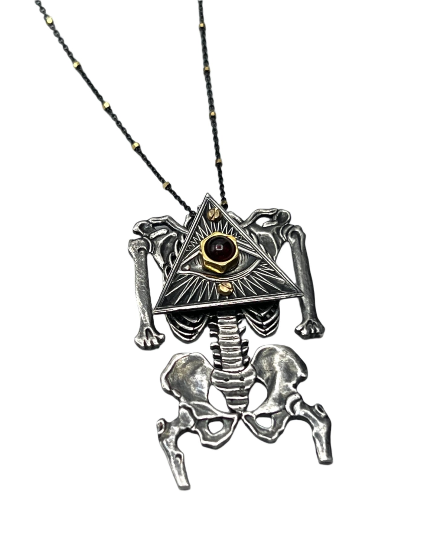 Skeleton Necklaces by Carlos Montanaro & Crystal Rivera