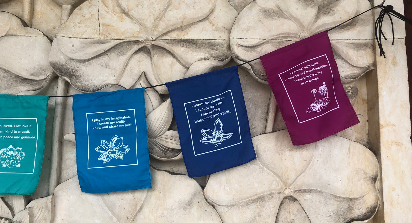 Prayer Flags Garden Blessing Manifestation Flags