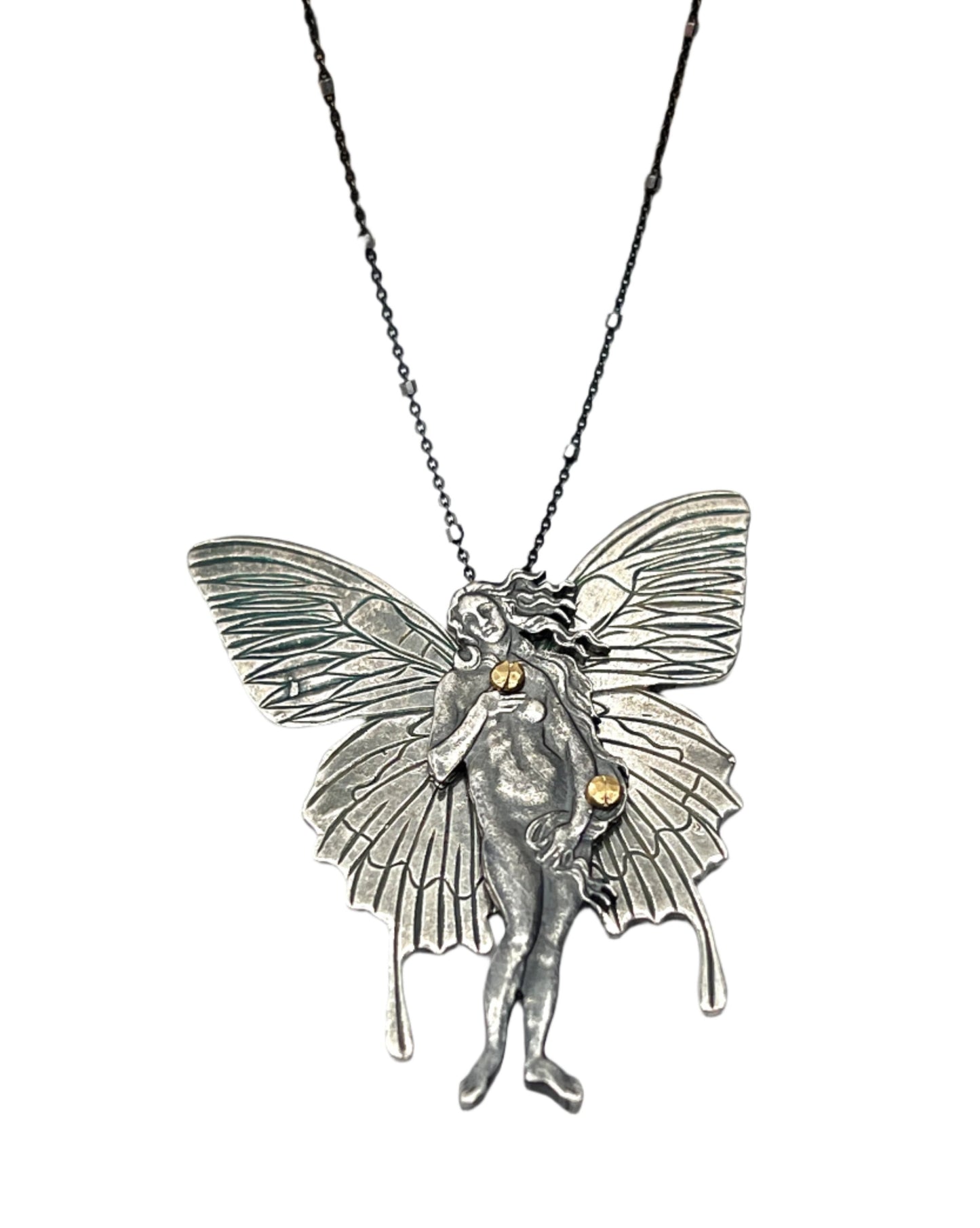 Winged Character Necklaces by Carlos Montanaro & Crystal Rivera