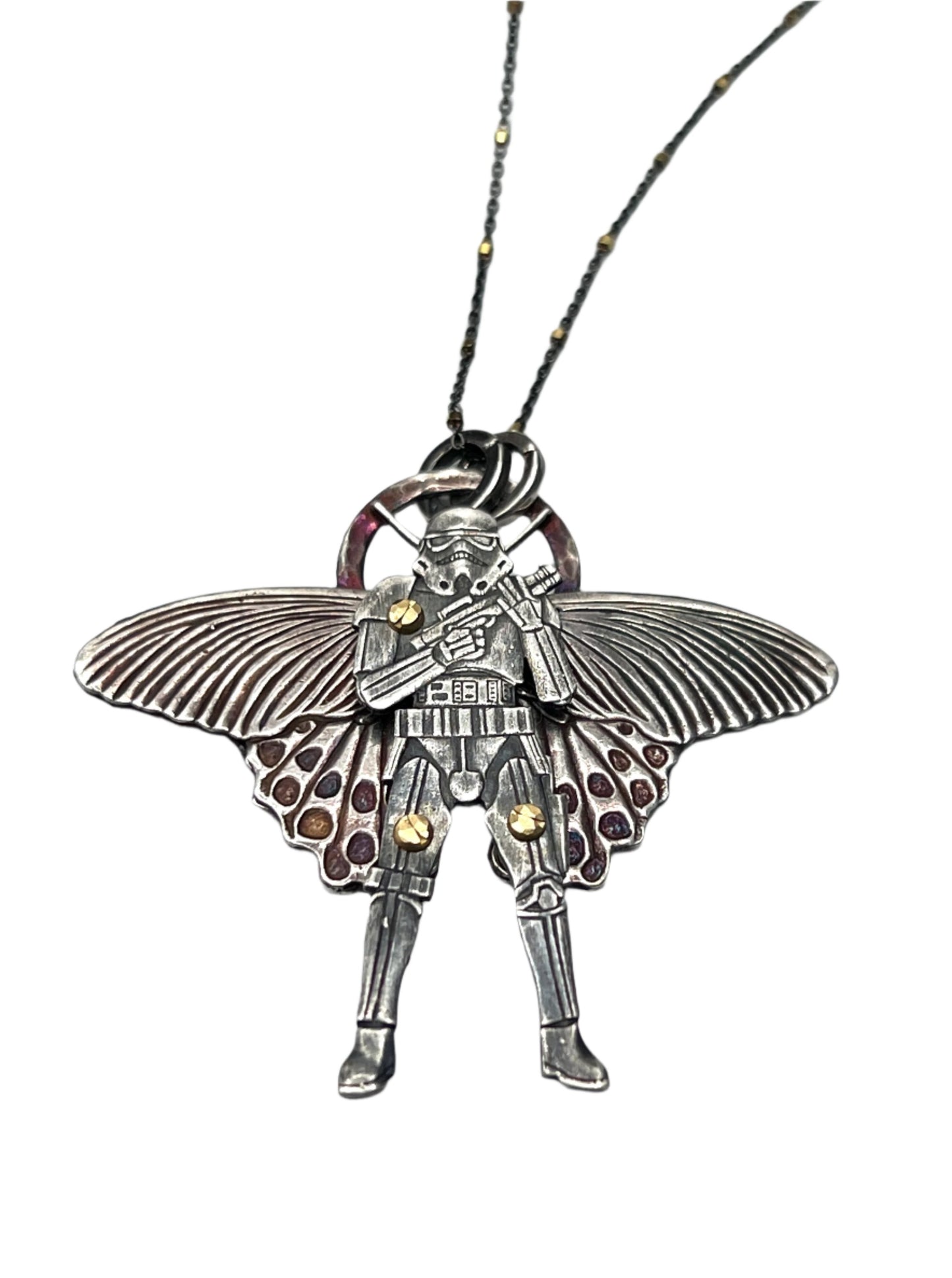 Winged Character Necklaces by Carlos Montanaro & Crystal Rivera
