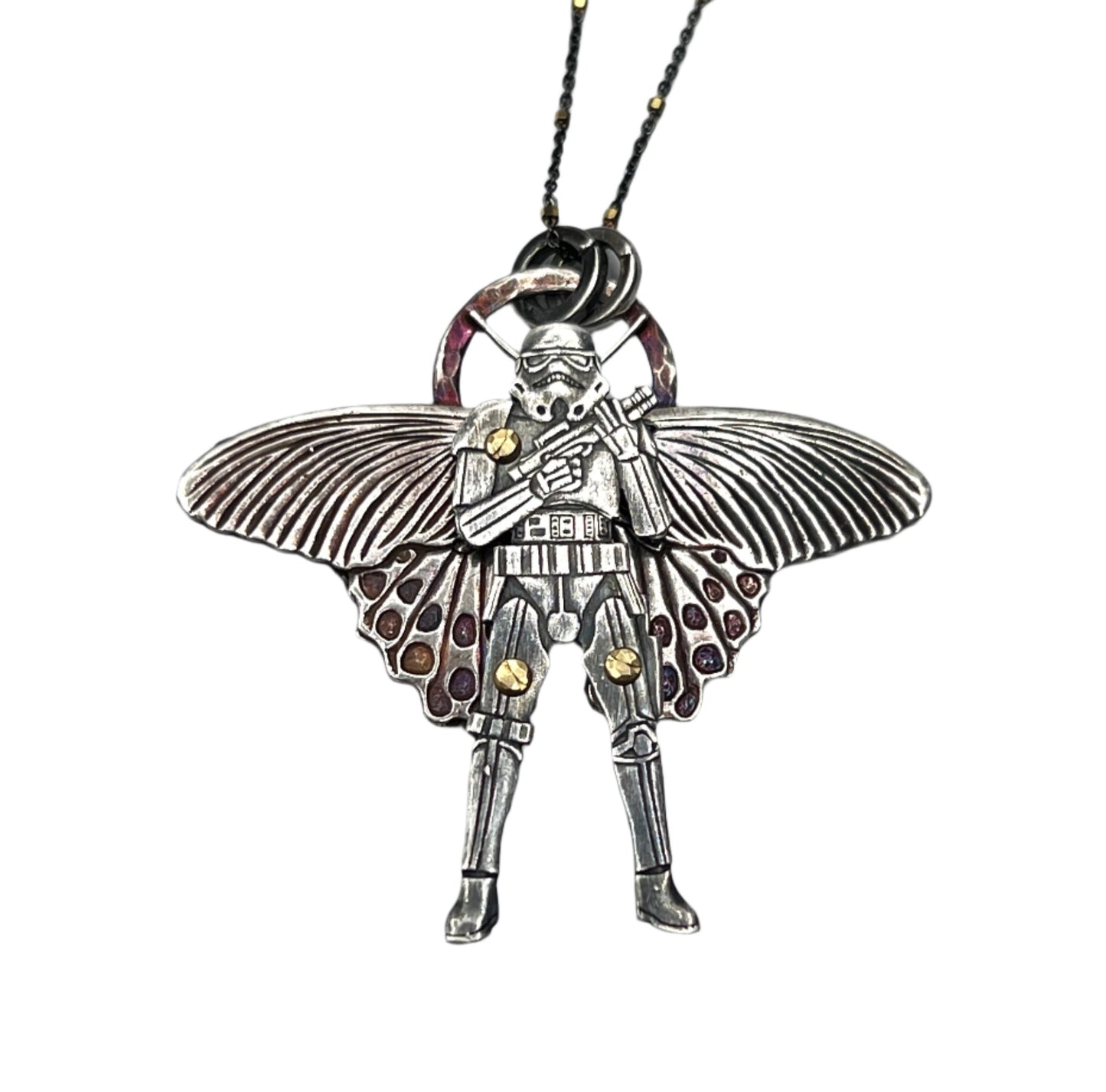 Winged Character Necklaces by Carlos Montanaro & Crystal Rivera
