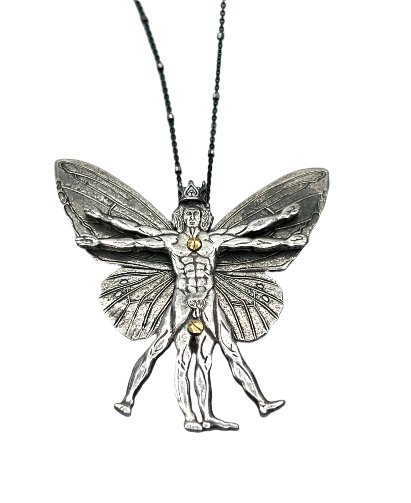 Winged Character Necklaces by Carlos Montanaro & Crystal Rivera