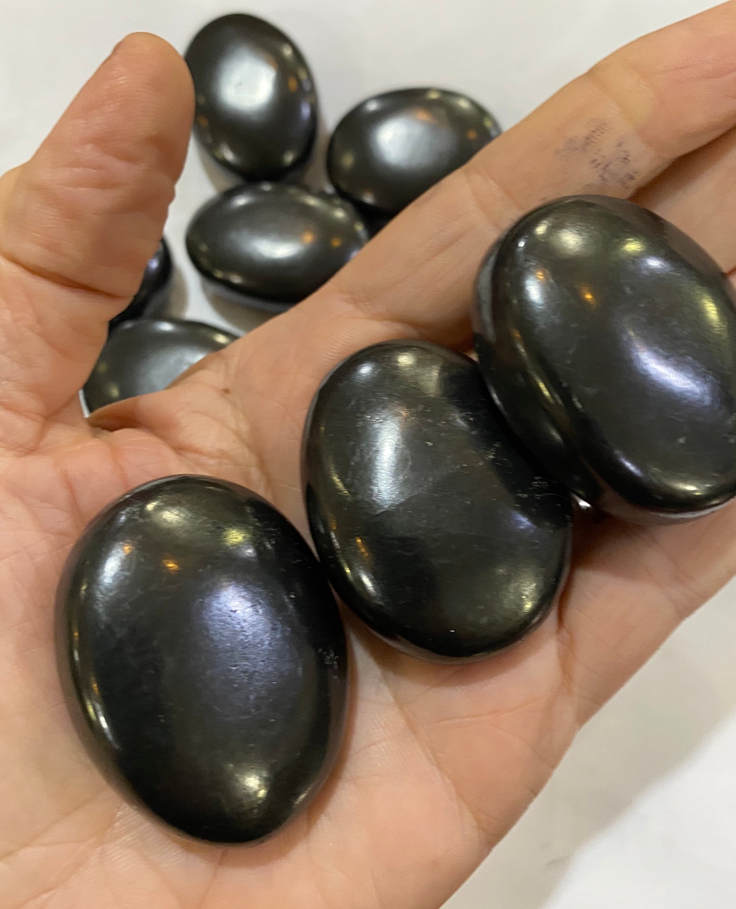 Shungite Palm Stone