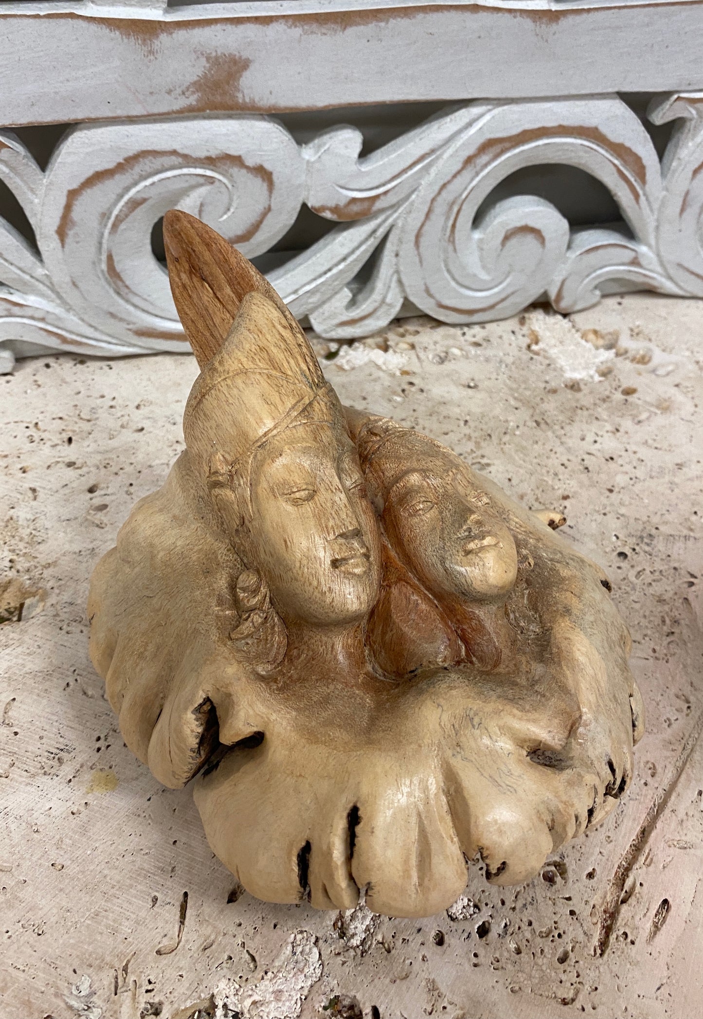 Parasite Wood Ram & Sita Carvings