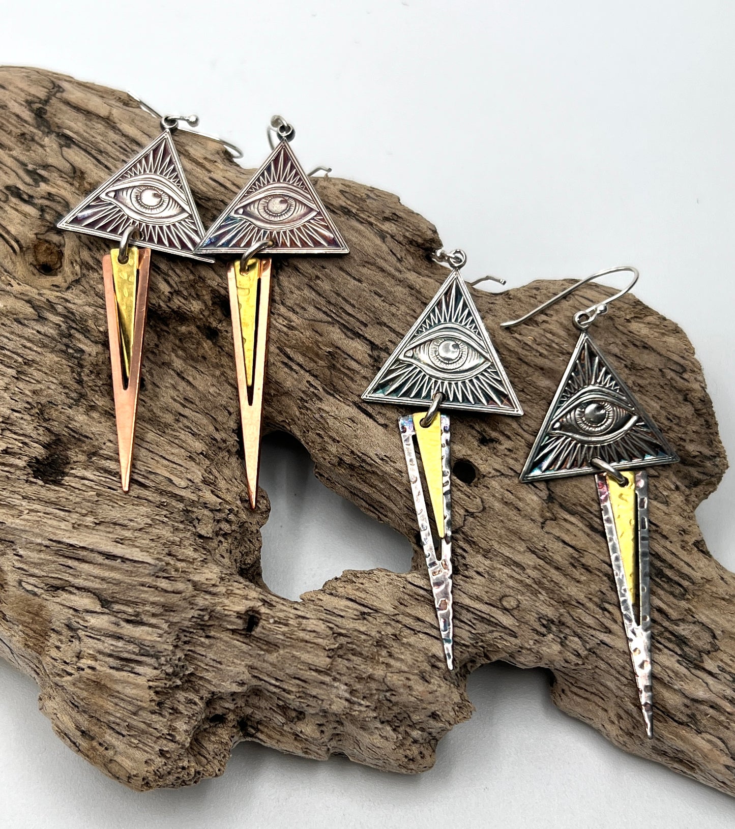 All Seeing Eye Earrings by Carlos Montanaro & Crystal Rivera