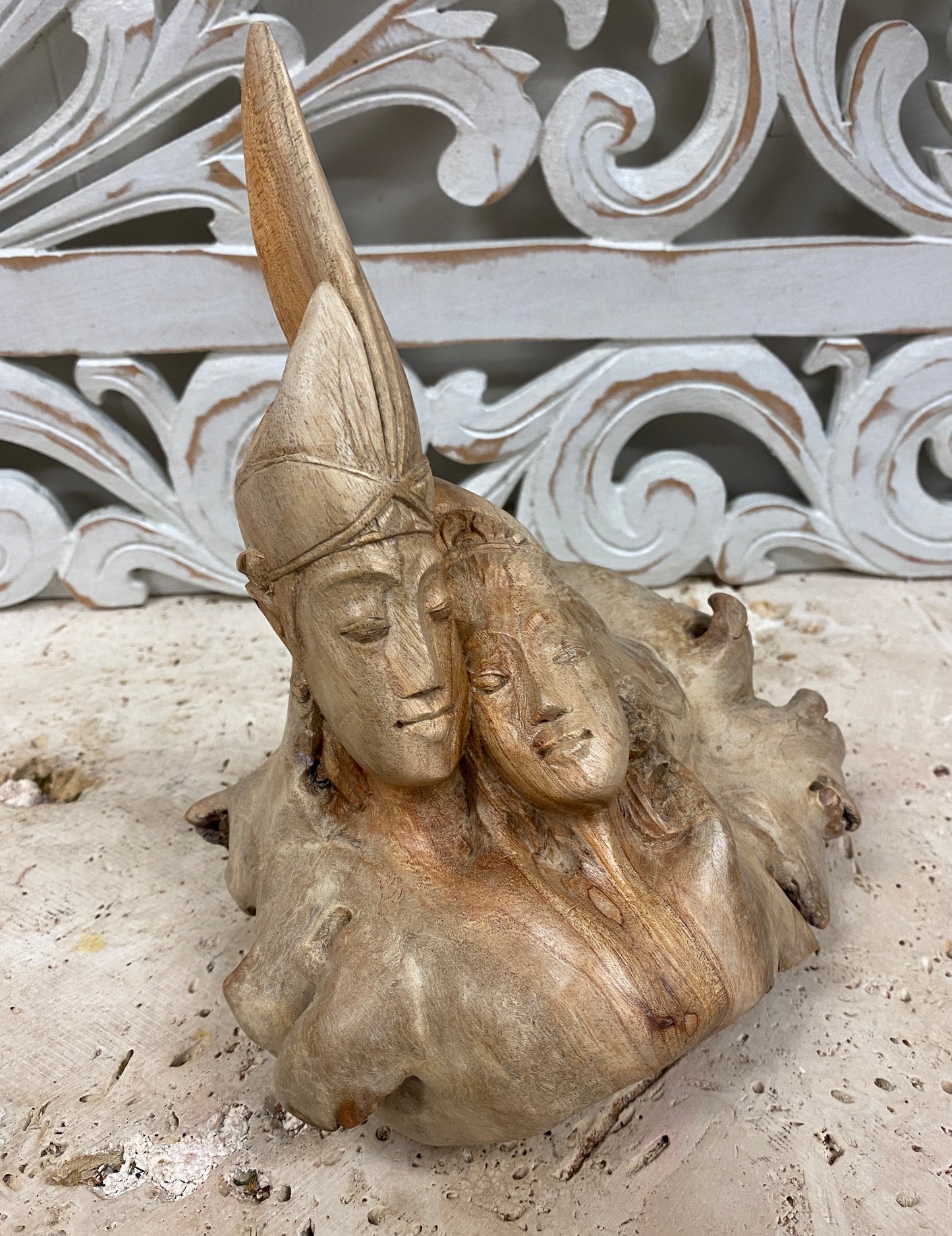 Parasite Wood Ram & Sita Carvings