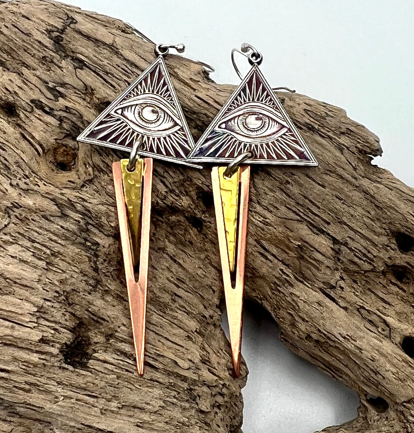 All Seeing Eye Earrings by Carlos Montanaro & Crystal Rivera