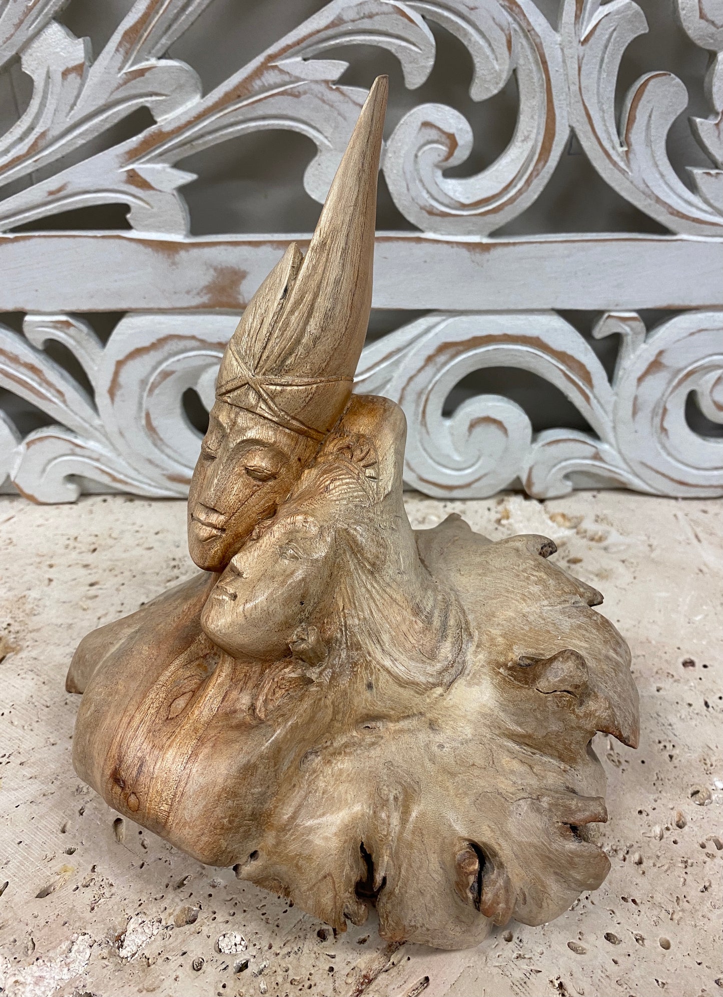 Parasite Wood Ram & Sita Carvings