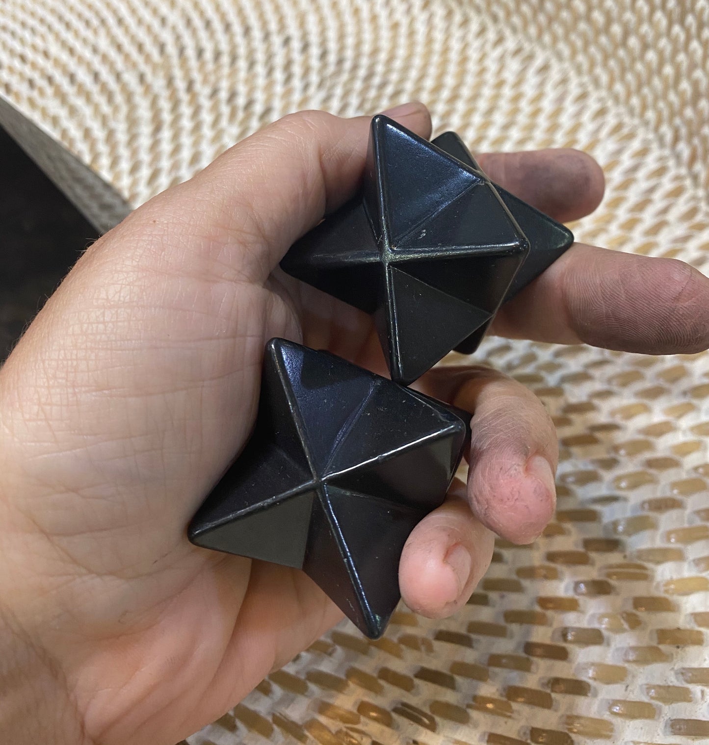 Shungite Merkaba Stones