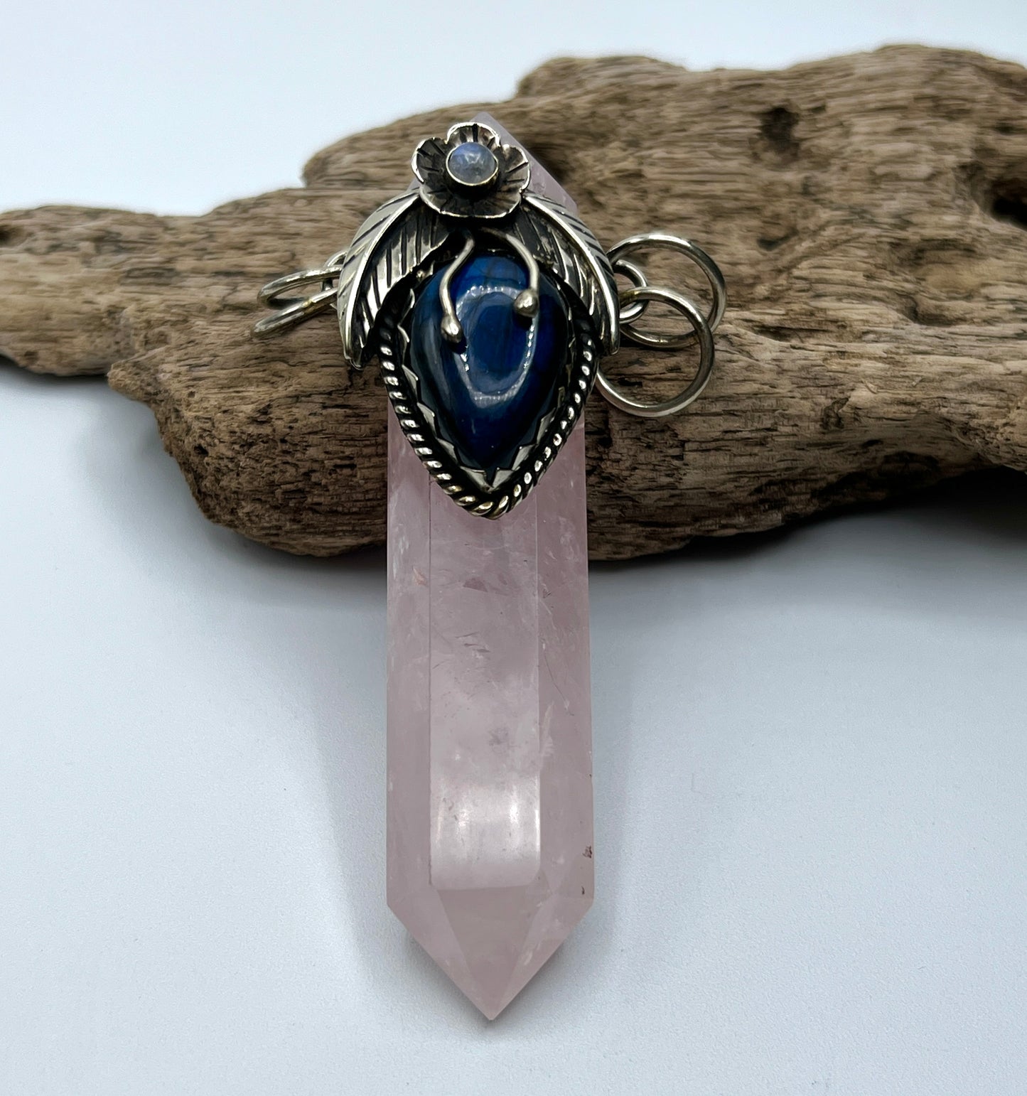 XXL Rose Quartz Point Statement Piece