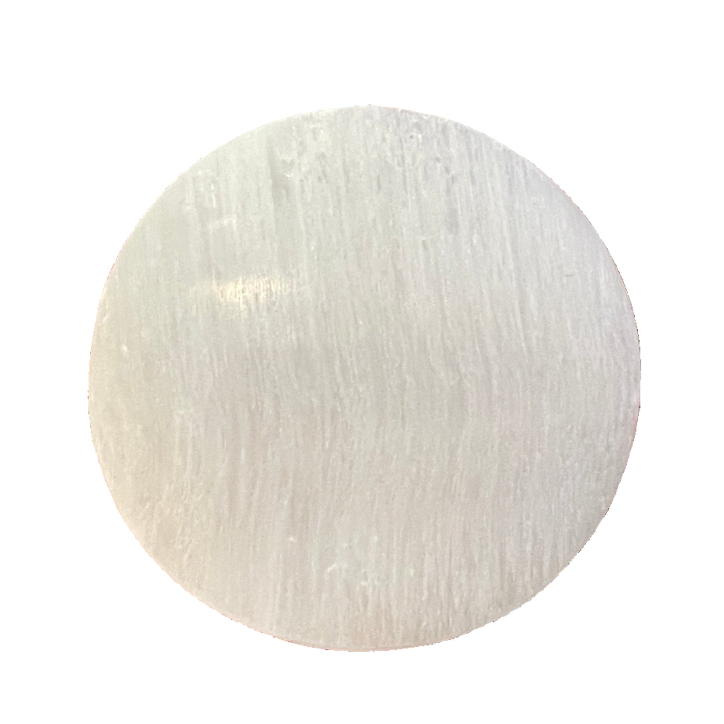 Selenite Round Crystal Charging Cleaning Tiles
