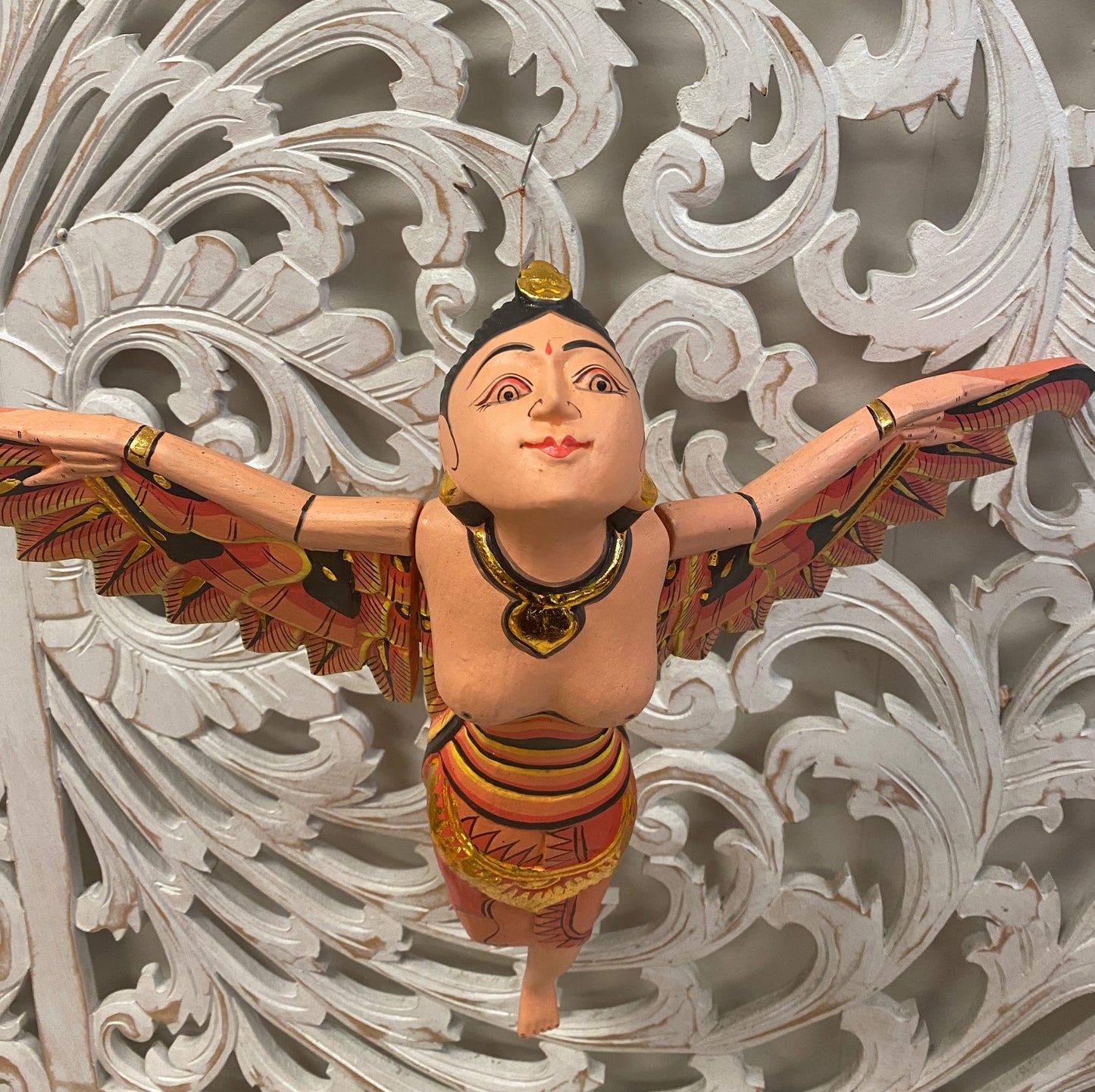 Hand Carved Flying Goddess Dewi Sri Spirit Chasers | 3 Colors