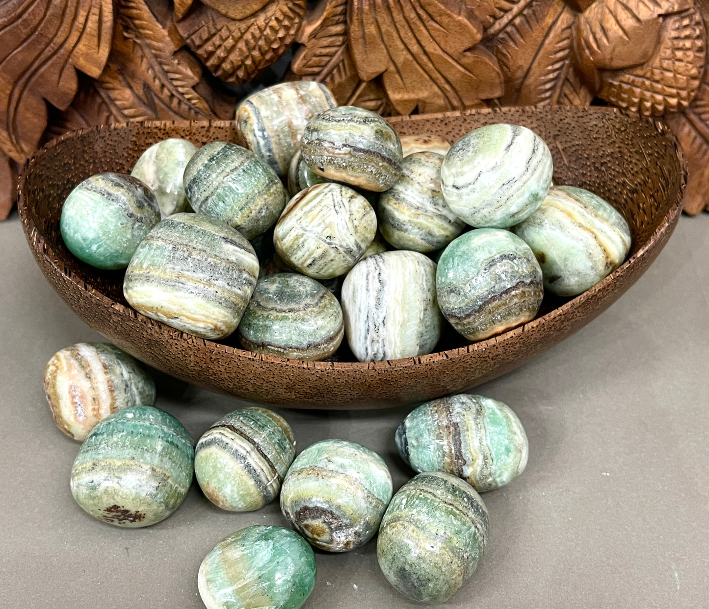 Caribbean Calcite Tumbles