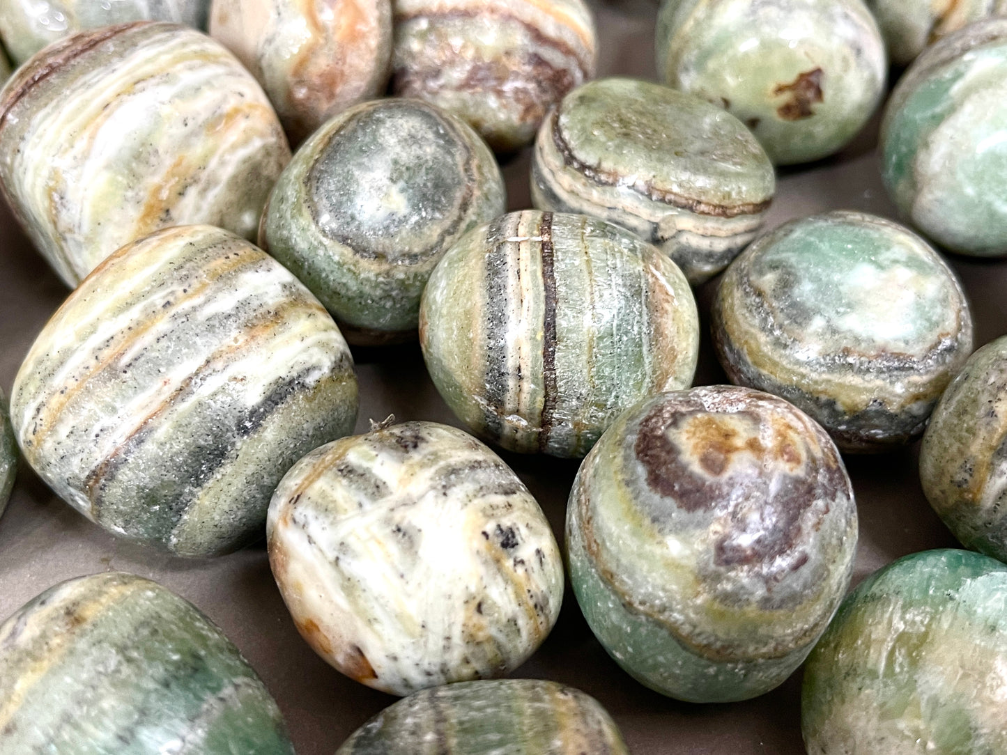 Caribbean Calcite Tumbles