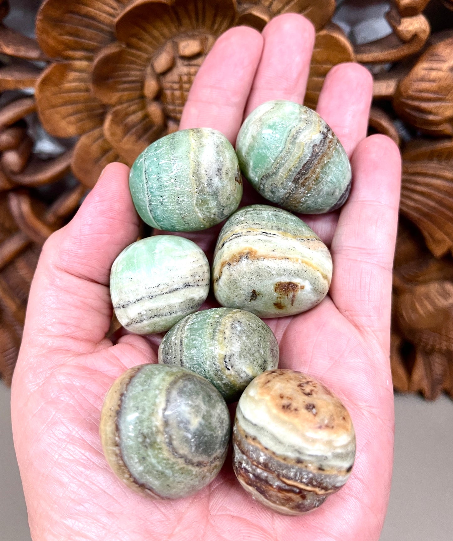Caribbean Calcite Tumbles