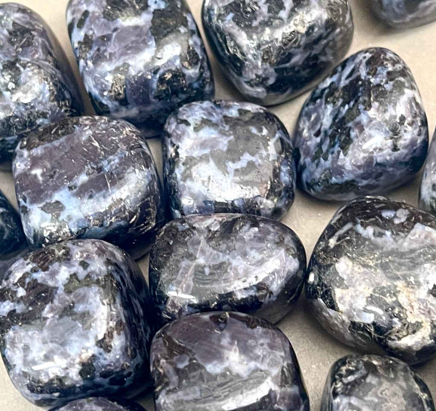 Mystic Merlinite (Indigo Gabbro) Tumbles