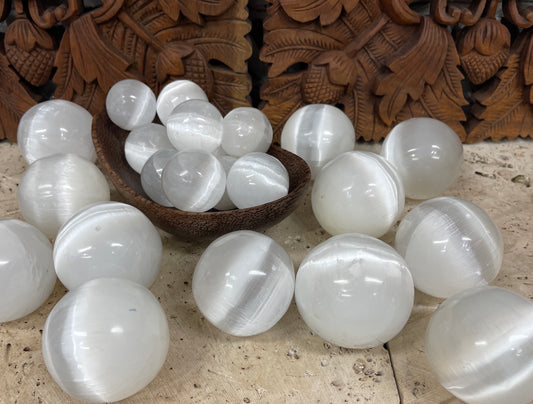 Selenite Spheres