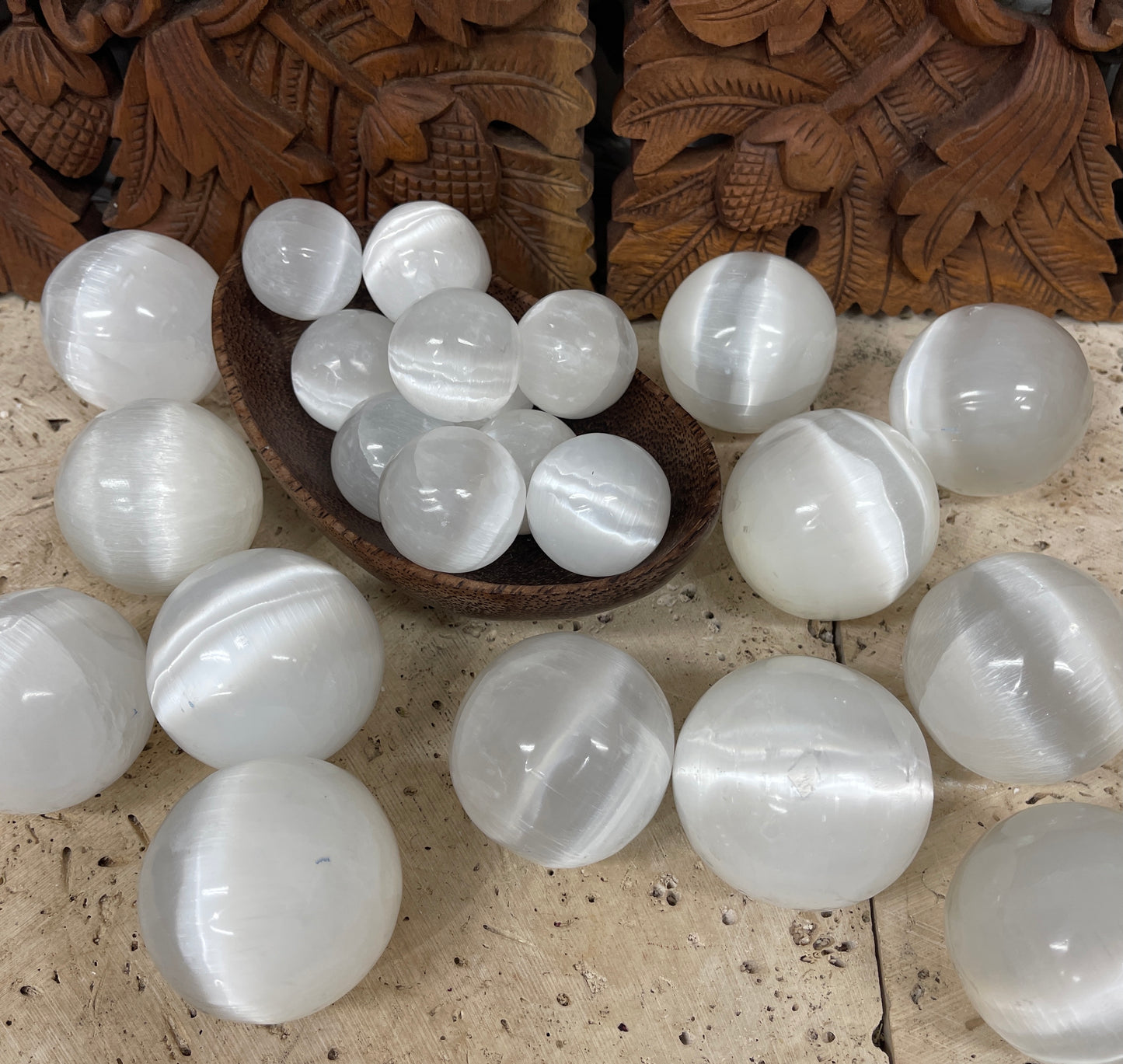 Selenite Spheres