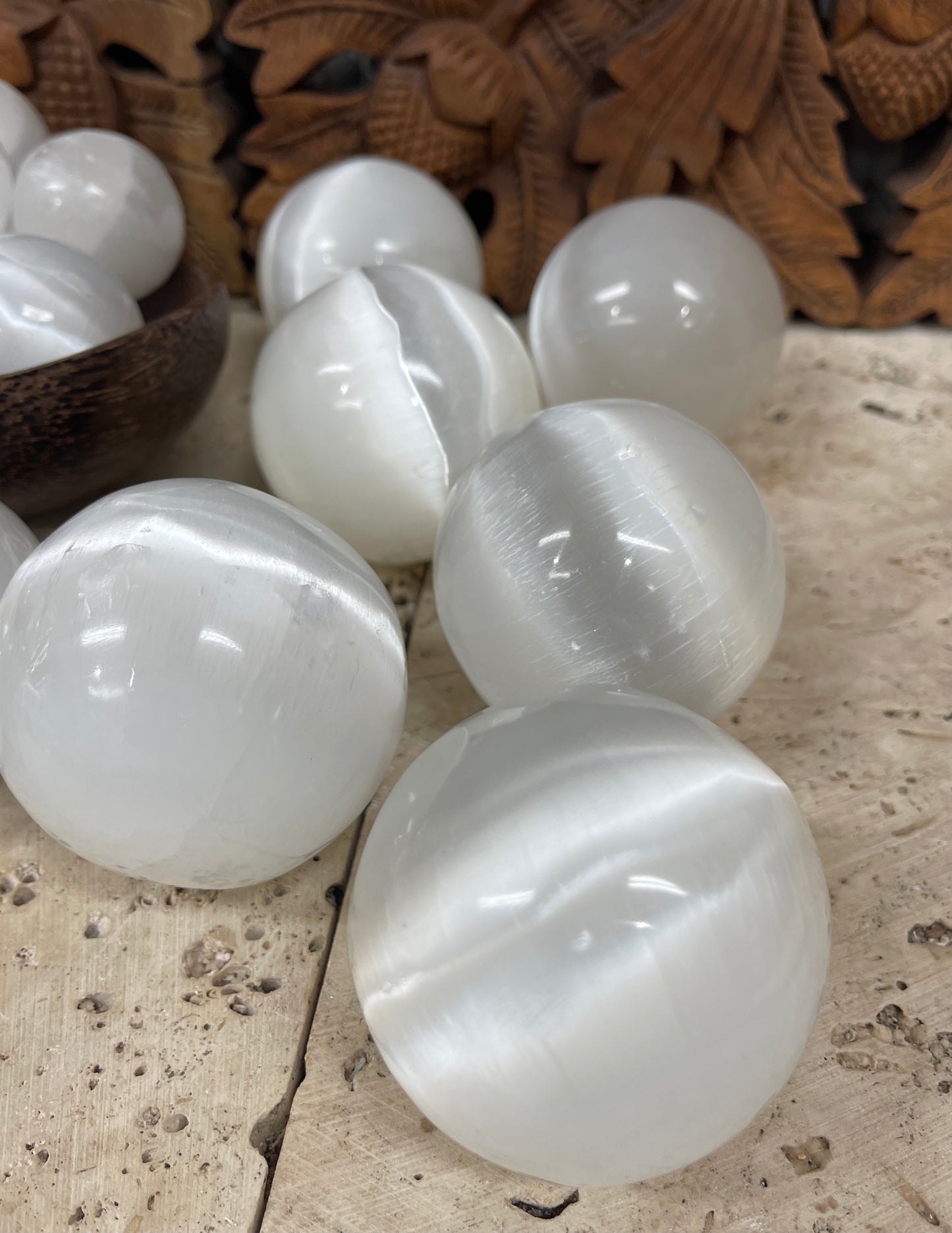 Selenite Spheres