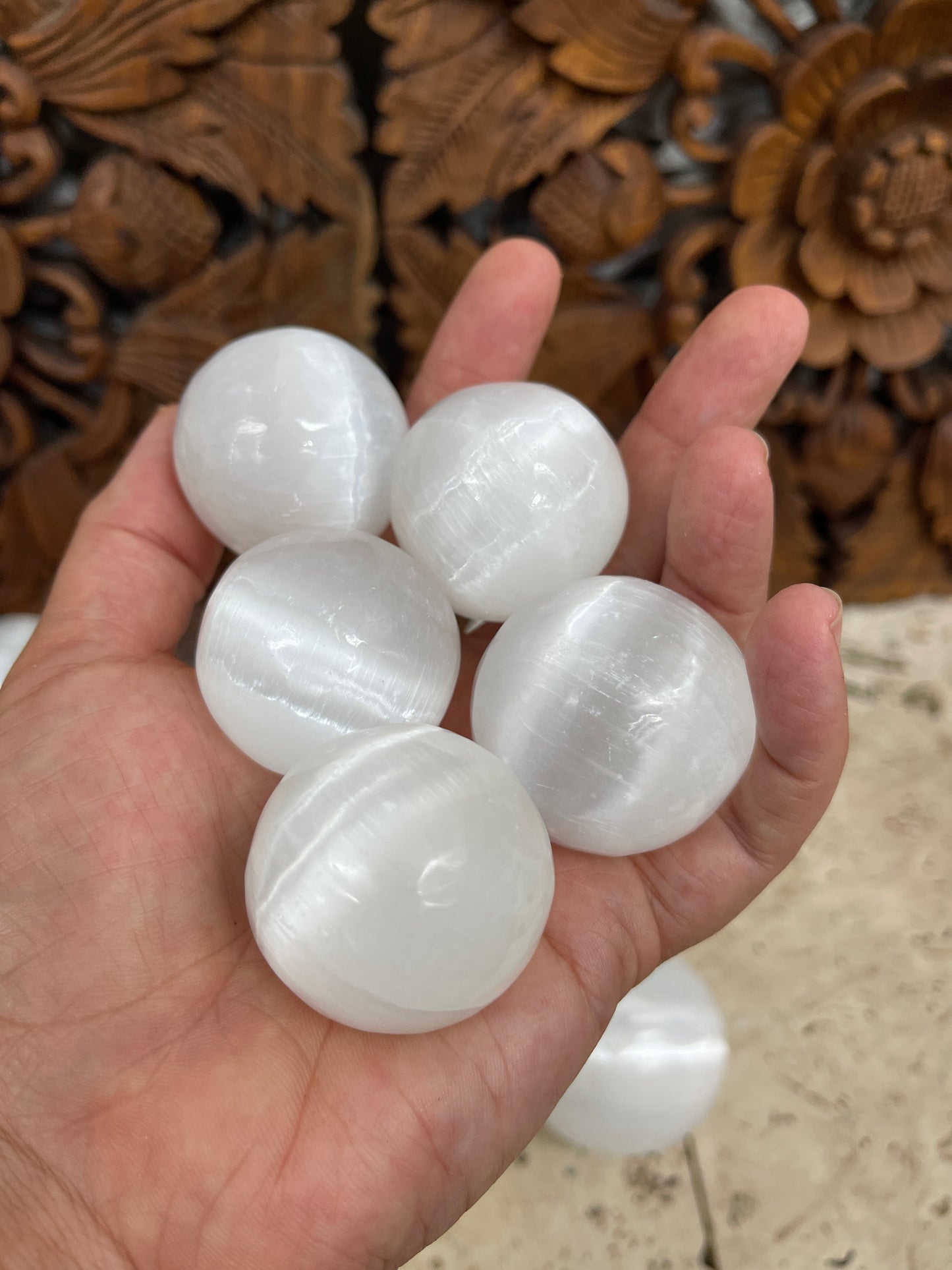 Selenite Spheres