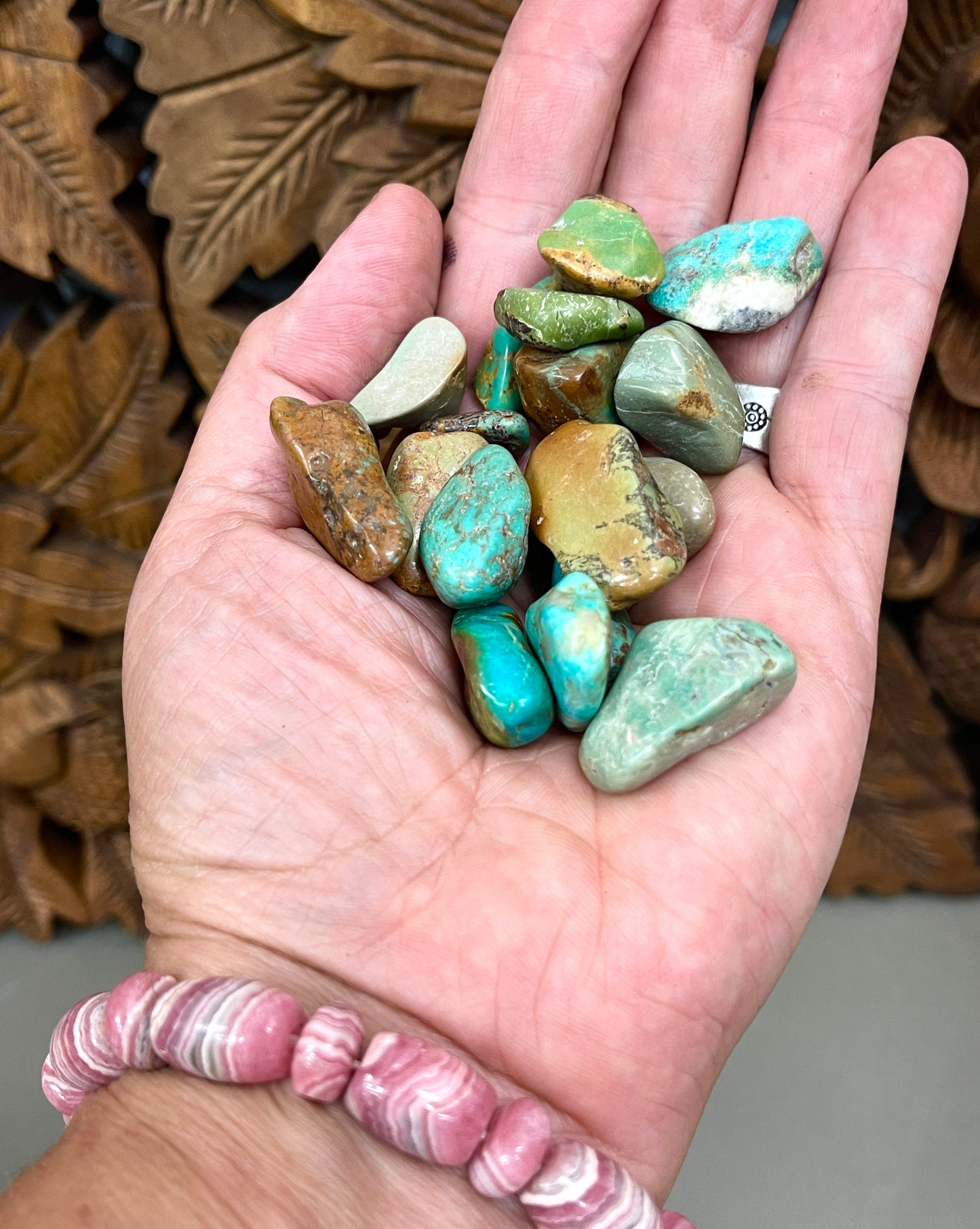 Natural Chinese Turquoise Tumbles