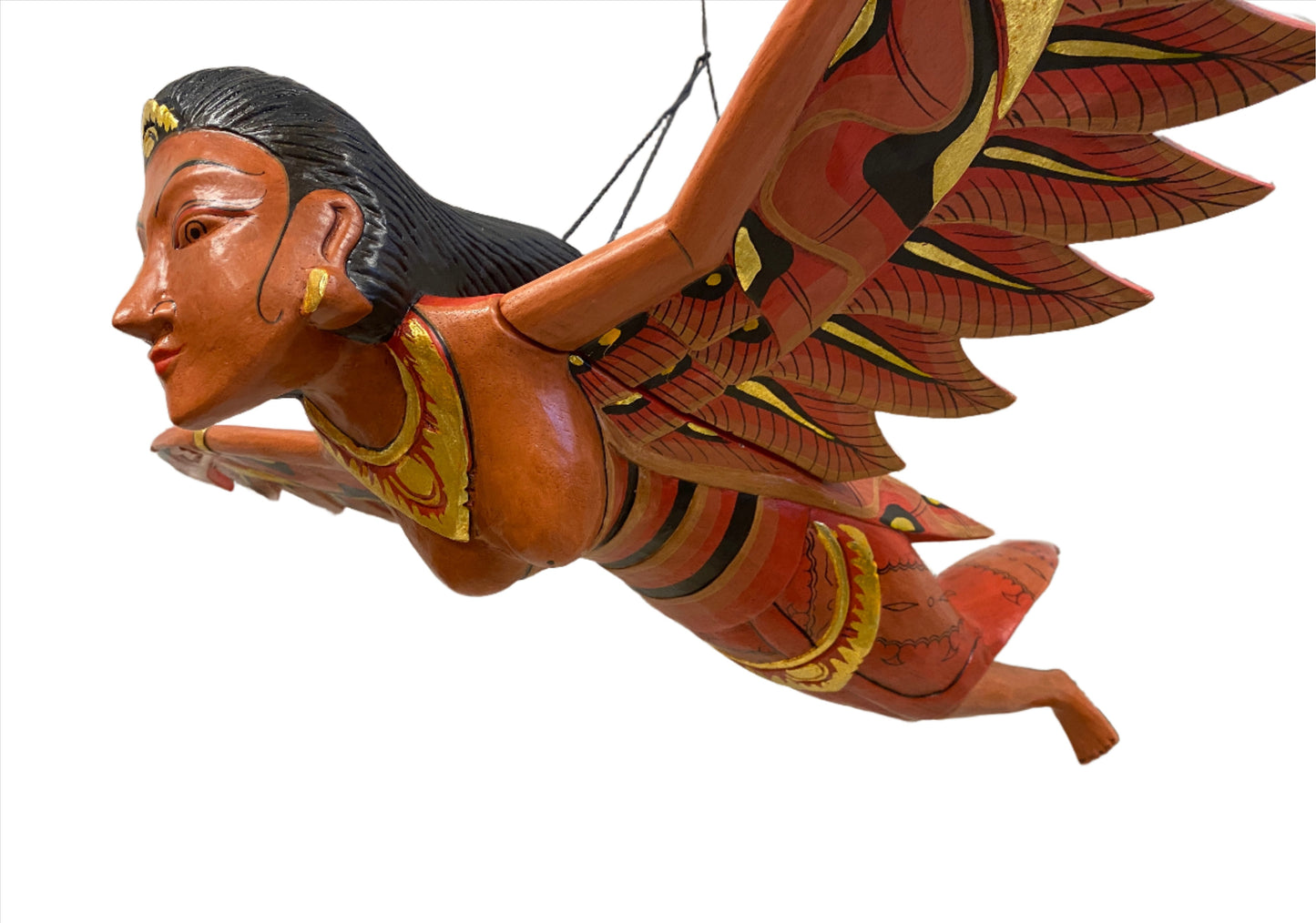 XXL Hand Carved Flying Goddess Dewi Sri Spirit Chasers