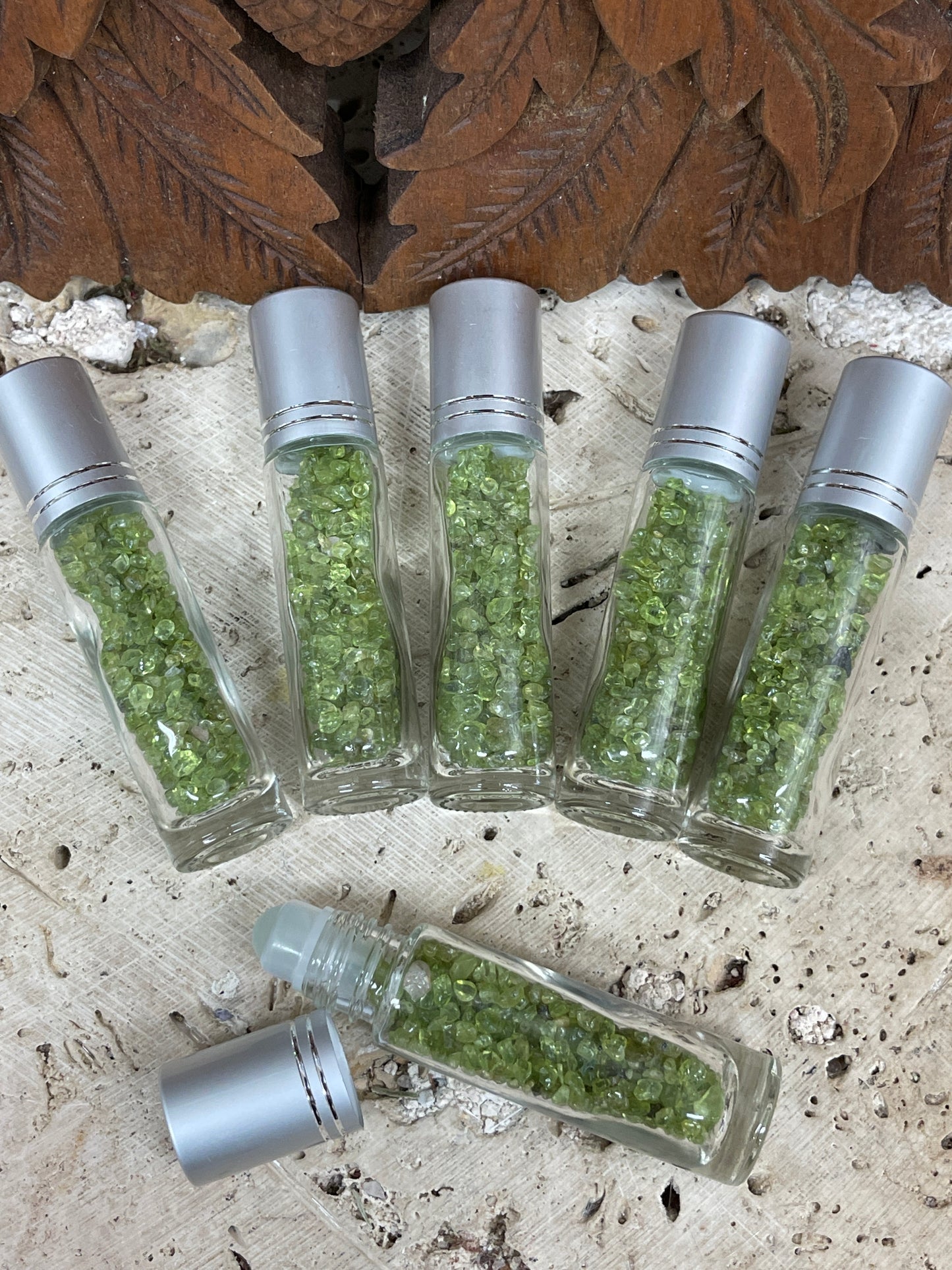Gemstone Oil Roll On Bottles