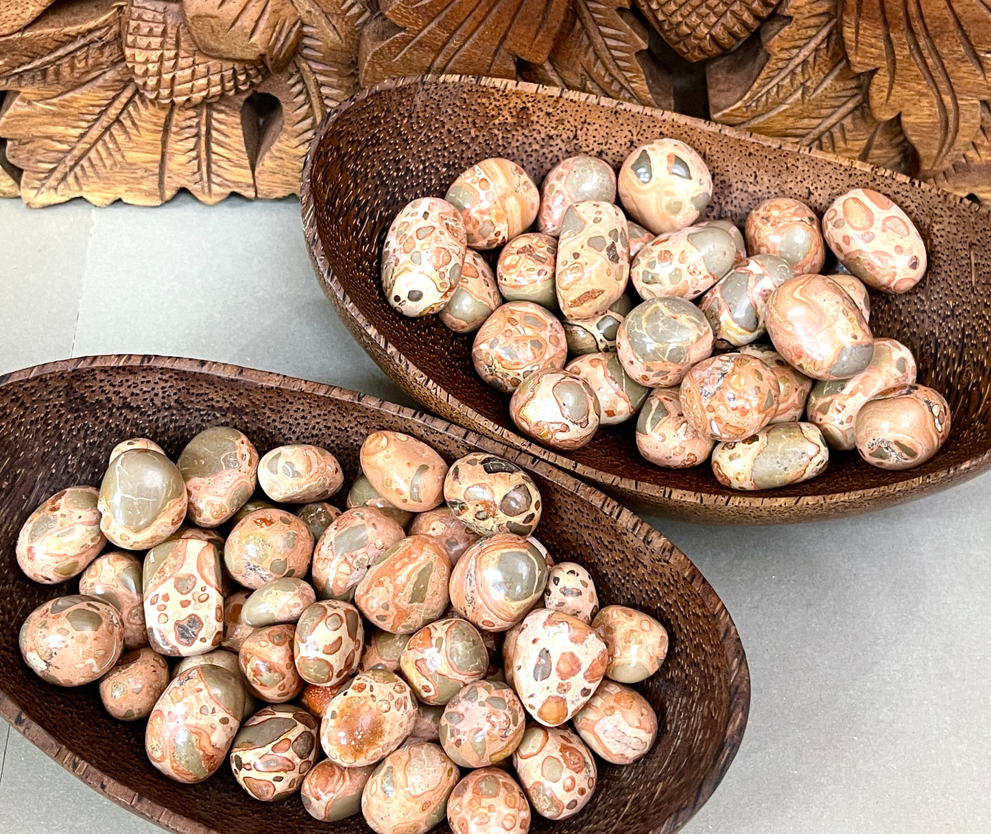 Leopardite Jasper Tumbles