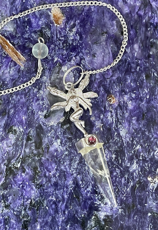 Fairy Clear Quartz Pendulum