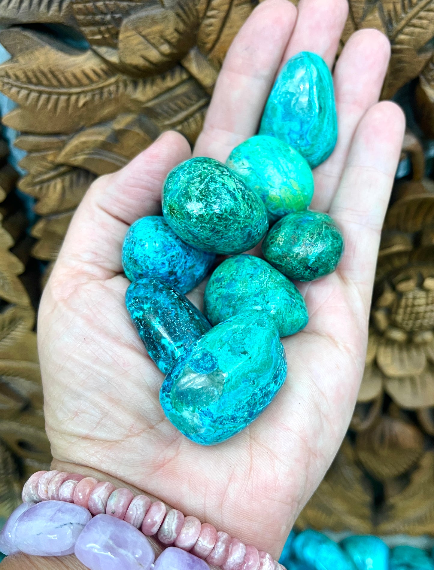 Chrysocolla Tumbles