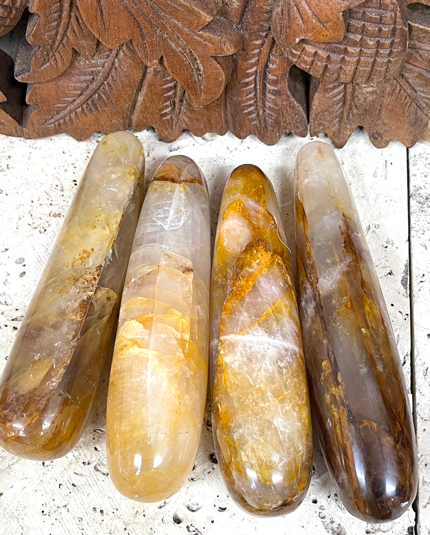 XLarge Golden Healer Quartz Wands