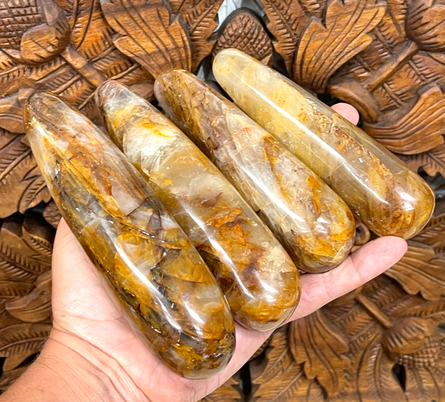 XLarge Golden Healer Quartz Wands