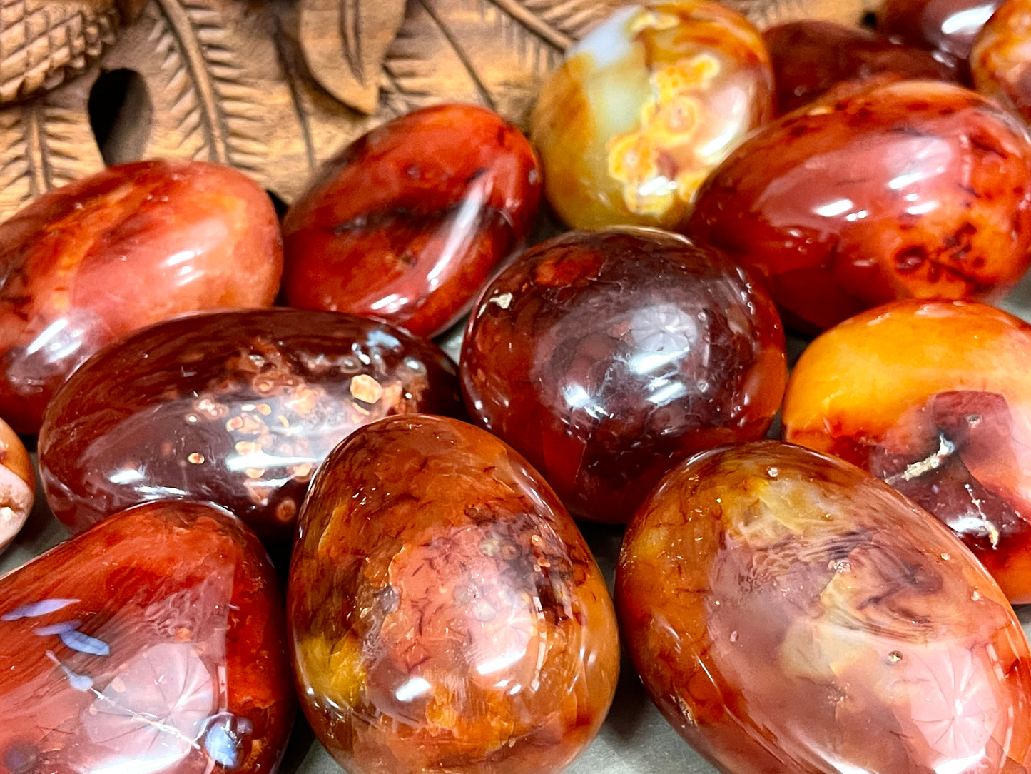 Large Size Carnelian Pebbles