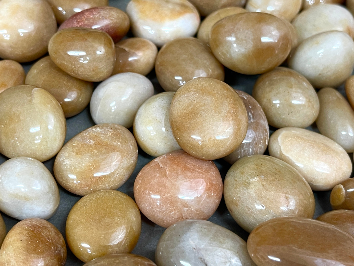 Golden Moonstone Tumbles