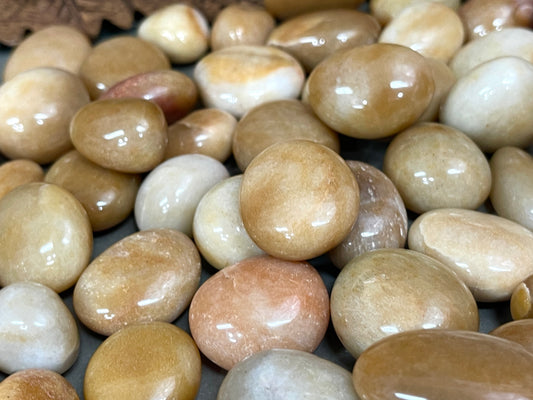 Golden Moonstone Tumbles
