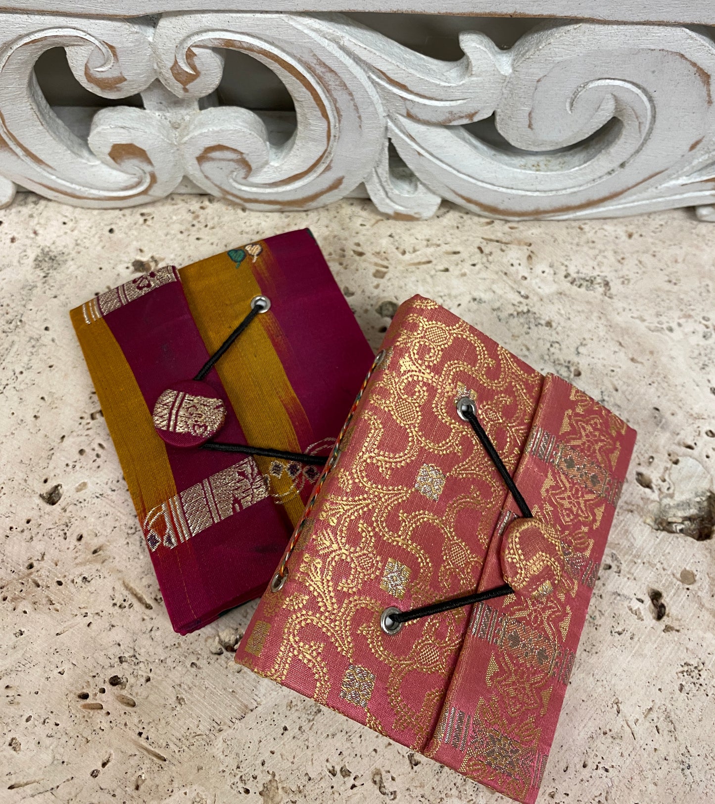 Rajastani Sari Journals 3.5" x 5" from India