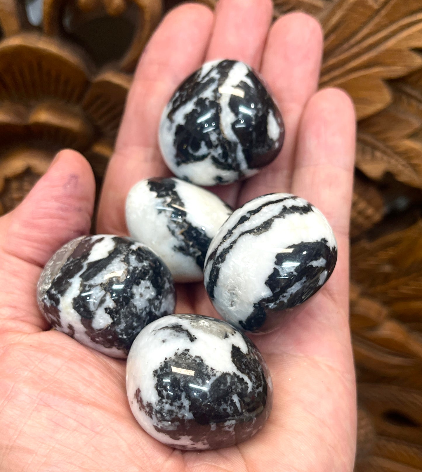 Zebra Agate Tumbles