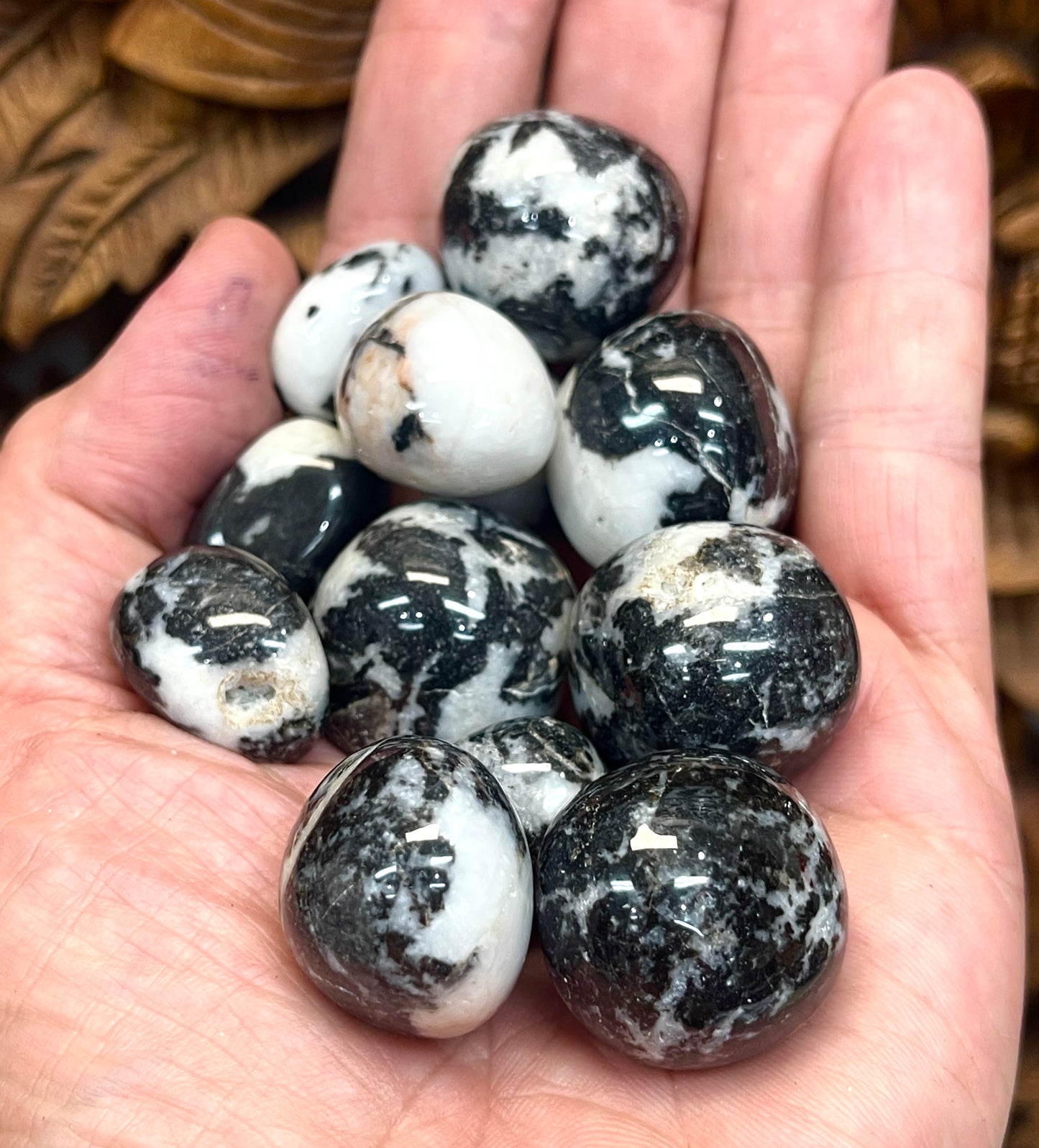 Zebra Agate Tumbles