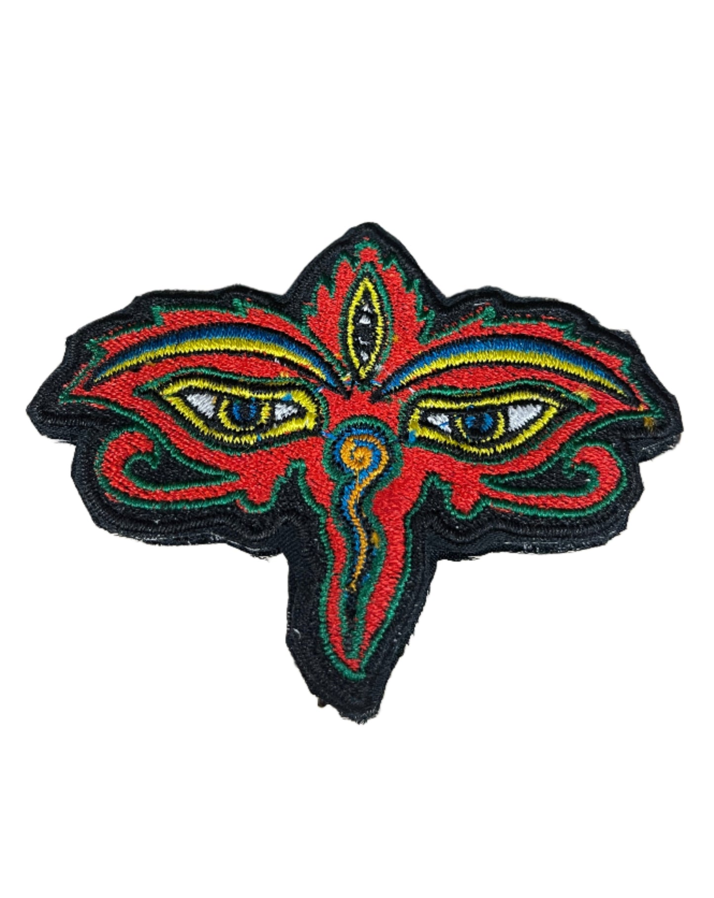 Embroidered Eyes of Buddha Patches