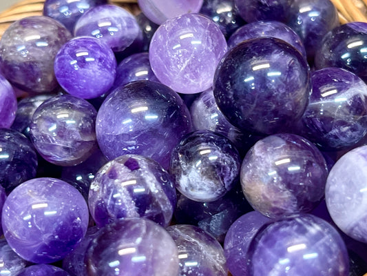 Mini Amethyst Spheres