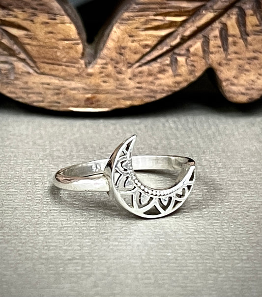 Crescent Moon Ring