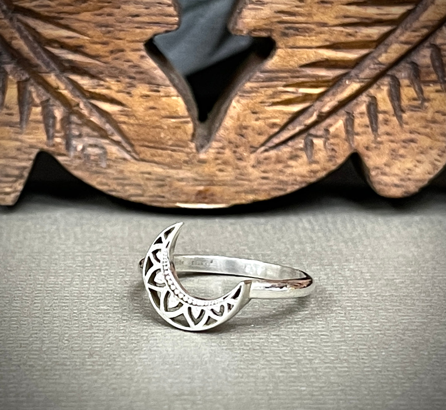 Crescent Moon Ring