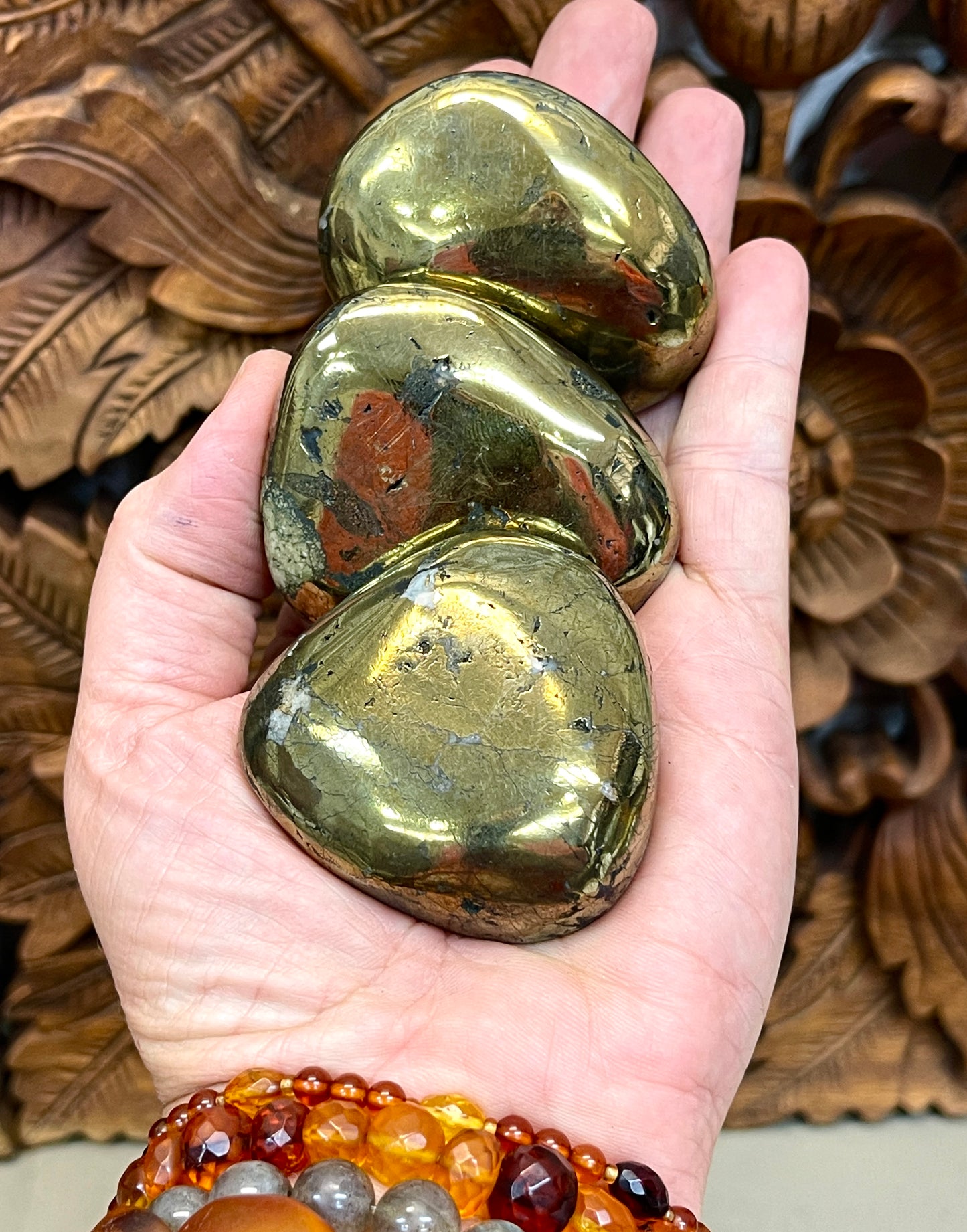 Large Chalcopyrite Tumbles